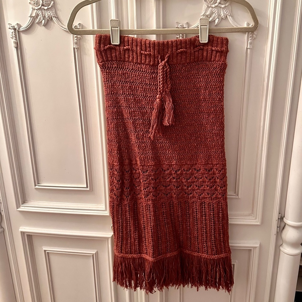 Abercrombie & Fitch Crochet High Waisted Skirt